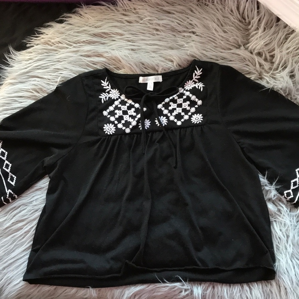 Aeropostale flowy blouse